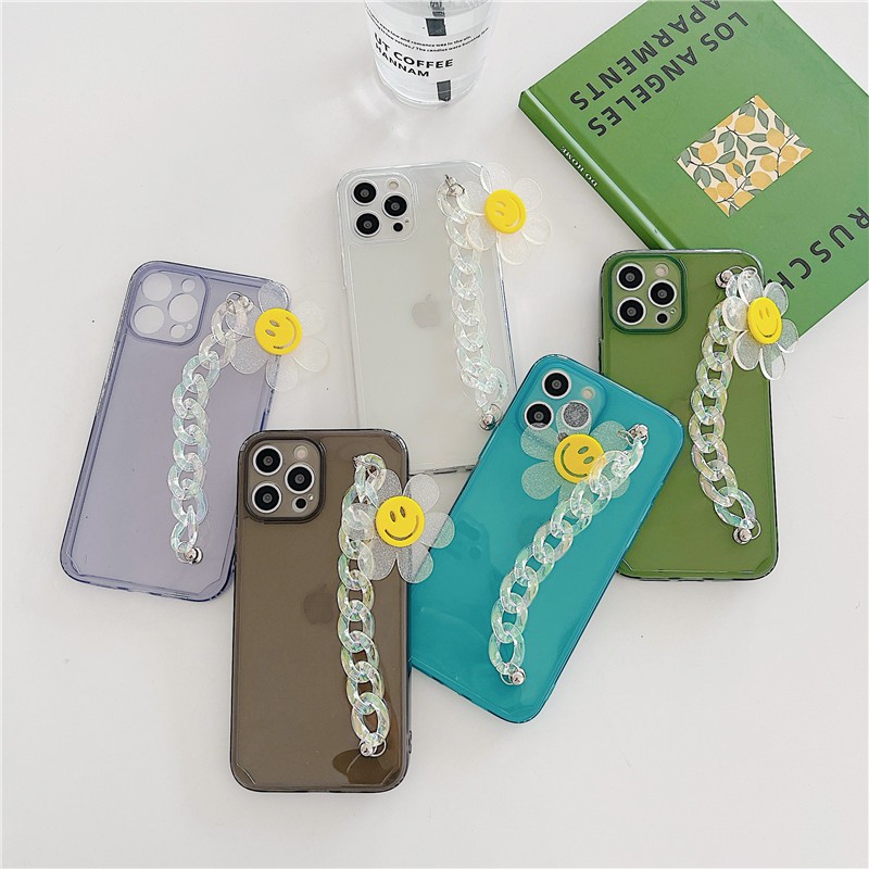Ốp điện thoại TPU có quai xích cho iPhone 11 Pro Max/iPhone12/iPhone X/iPhone 7 Plus/iPhone 8/iPhone 6/iPhone 11