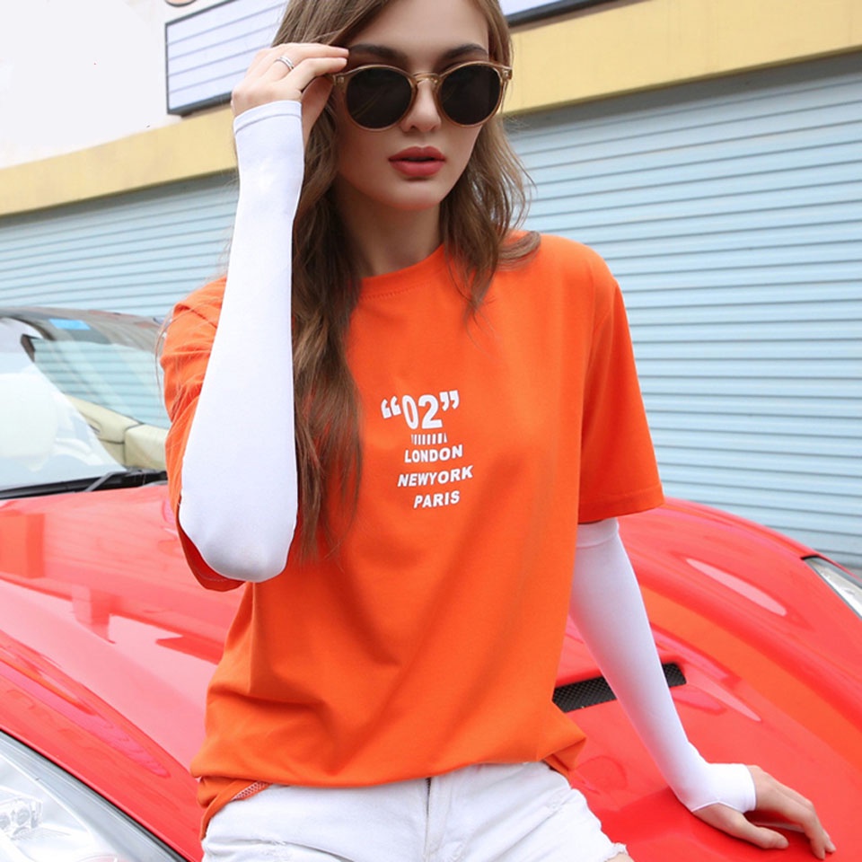 One Đôi Găng Cánh Tay Chống Nắng / Tia UV Tiện Dụng Cho Các Hoạt Động Ngoài Trời