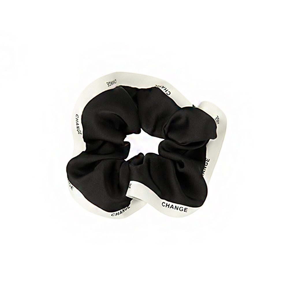 1 Dây Cột Tóc Co Giãn Viền Chữ Cỡ Lớn Thời Trang Cho Nữ