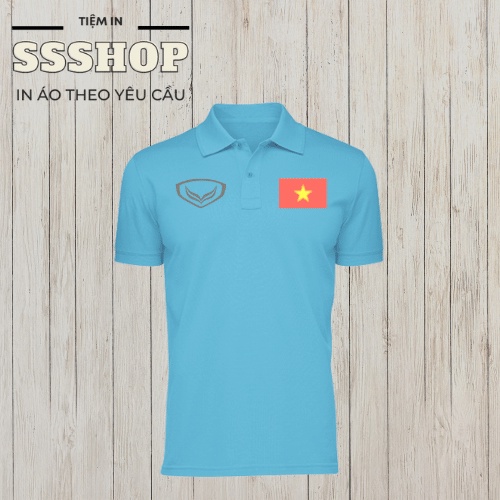 Áo polo nam nữ logo Tuyển Việt Nam, áo thun có cổ chất vải cotton co dãn 4 chiều, thoáng mát sang trọng, không xù lông