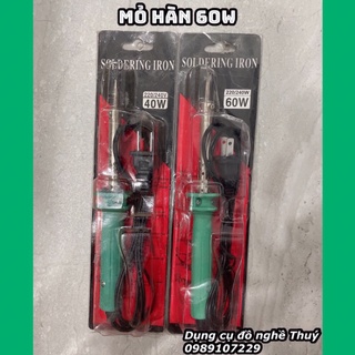 Mỏ hàn chì, mỏ hàn nhiệt 60w và 40w