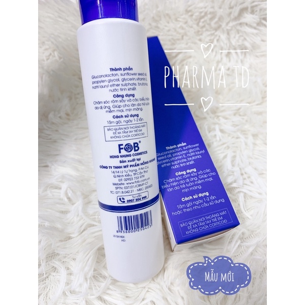 Sữa tắm FOB baby - FOB bodymed | Sữa tắm dịu nhẹ cho bé | Tem chính hãng.