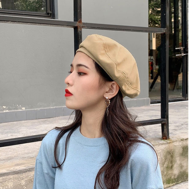 Nón Beret Phong Cách Hàn Quốc Cổ Điển Dành Cho Nữ