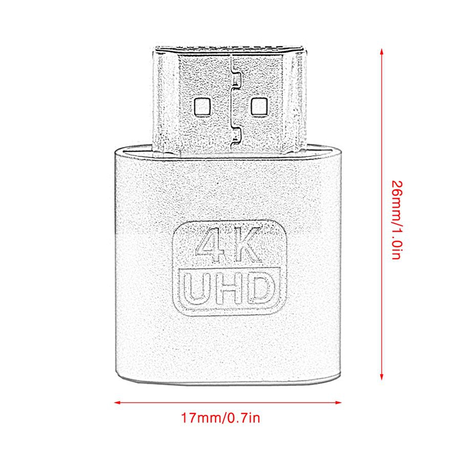 Đầu Chuyển Đổi Vga Sang Hdmi Ddc Edid 1920x1080p