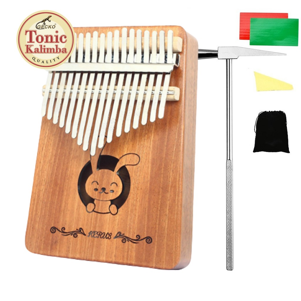 Đàn Kalimba 17 phím kiểu dáng tiện dụng GECKO-KIMI-HLURU037