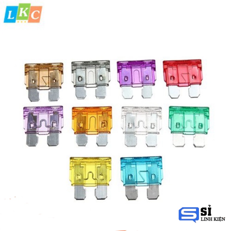 10 chiếc- Cầu chì xe con 10A.