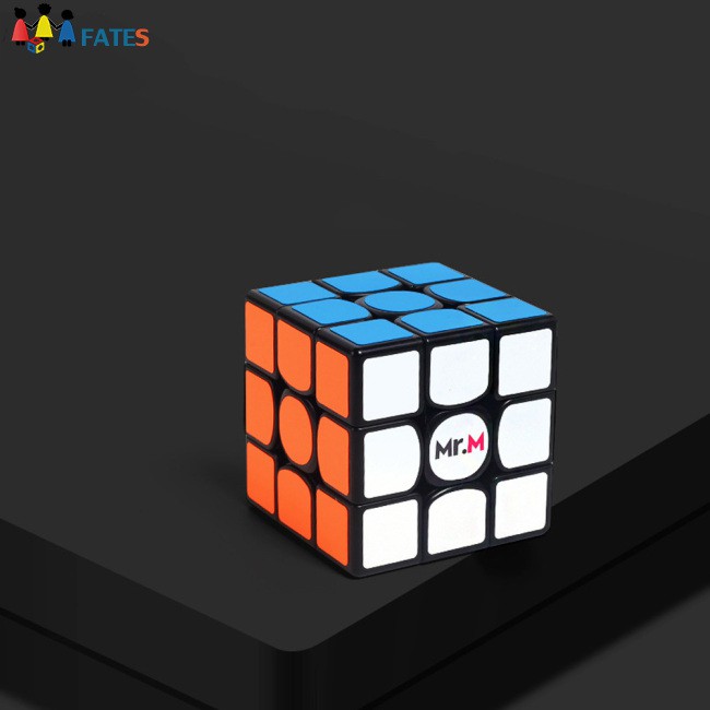 SHENGSHOU Khối Rubik 3x3 X 3 M Có Nam Châm Màu Đen