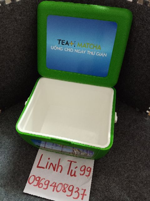 THÙNG ĐÁ 6.8L MÀU XANH MATCHA