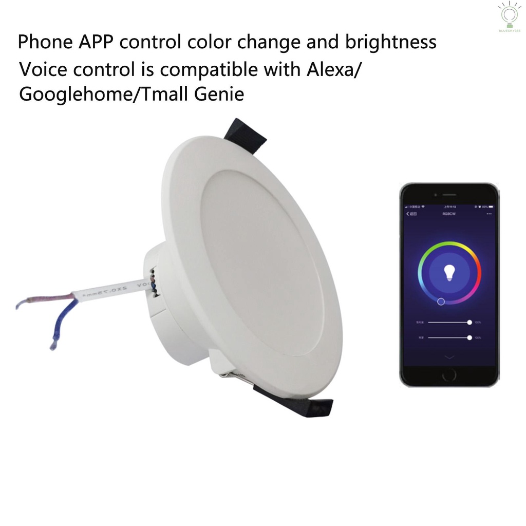 Đồng Hồ Hẹn Giờ Wifi / Bt / Bt / Wifi Có Thể Điều Chỉnh Màu Sắc Tương Thích Với Alexa / Google Home / Tmall Genie