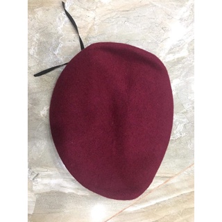 nón beret nâu đỏ