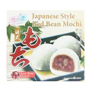 Bánh mochi đậu đỏ yuki & love 140g