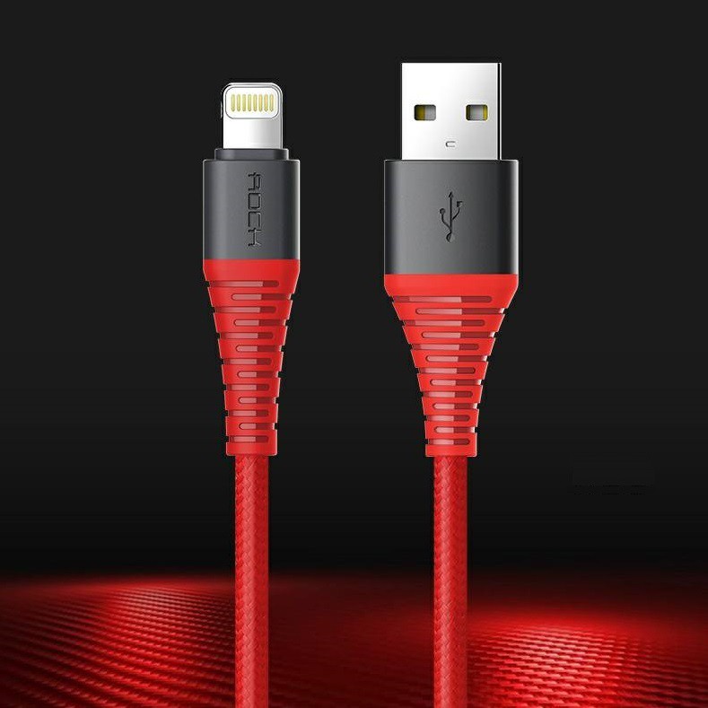 Cáp Lightning MFI Rock 1m