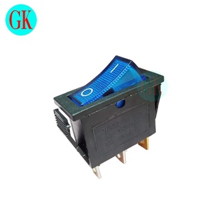 Công tắc bập bênh KCD3 có đèn xanh dương