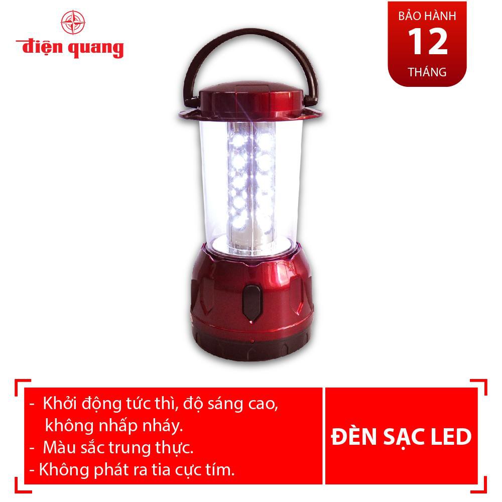 Đèn sạc Led Điện Quang ĐQ PRL01 0276, dùng lúc cúp điện, trữ điện thắp sáng khi mất điện, chính hãng cao cấp giá rẻ