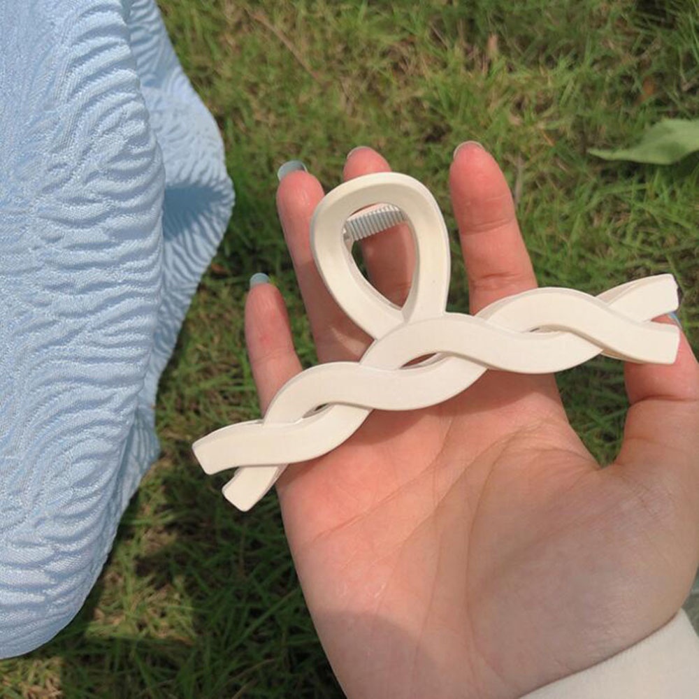 Kẹp Tóc Nhựa Resin Hình Xoắn Nhiều Màu Sắc Ngọt Ngào Cho Nữ