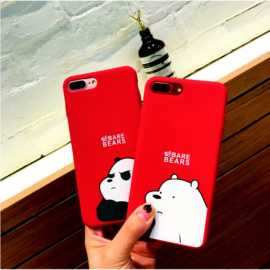 [ IPHONE ] Ốp Lưng Silicon We Baby Bears - B066 | BigBuy360 - bigbuy360.vn