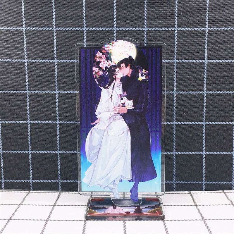 SẴN-STANDEE Husky và Sư tôn mèo trắng của hắn MÔ HÌNH NHÂN VẬT