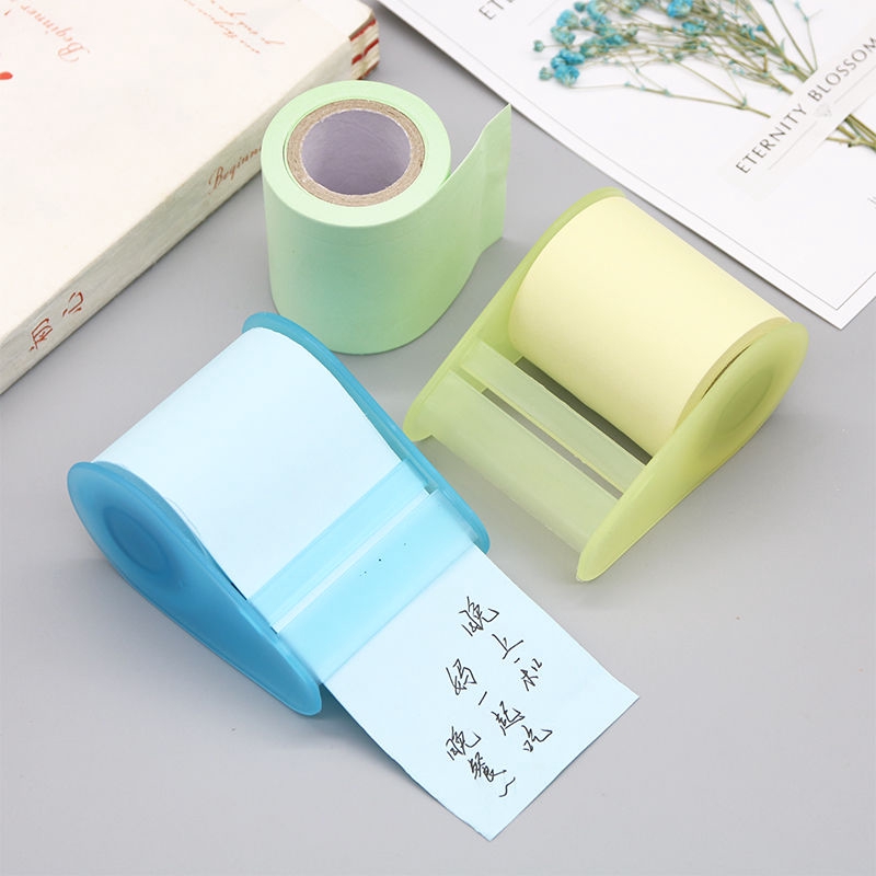 Tập Giấy Ghi Chú Dạng Băng Keo Siêu Dài Tiện Dụng Cho Học Sinh
