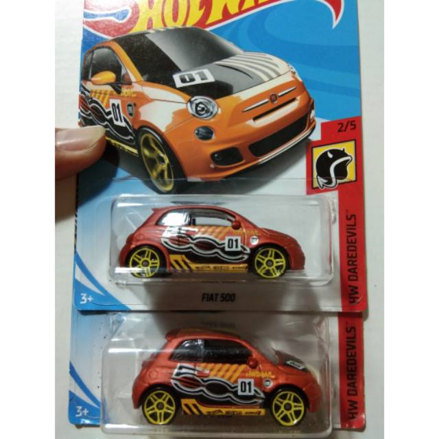 Hot Wheels Mô Hình Đồ Chơi Xe Hơi Fiat 500