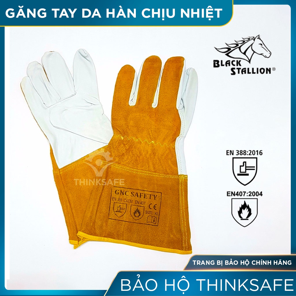Găng tay hàn tig chịu nhiệt Thinksafe, bao tay hàn hàn cắt chuyên dụng, chống cháy, chịu nhiệt, độ bền cao- 2233 dài tay