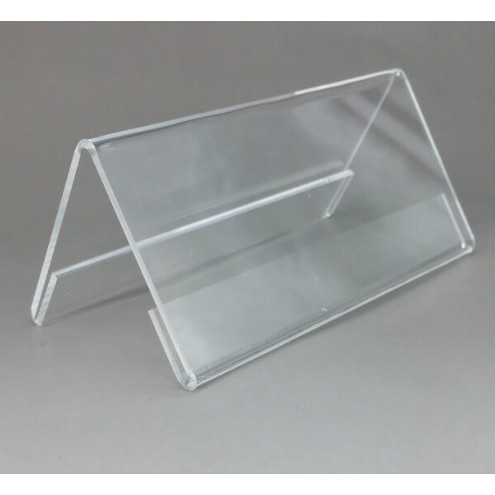 Menu mica chữ A 6x14 cm , sản xuất theo yêu cầu