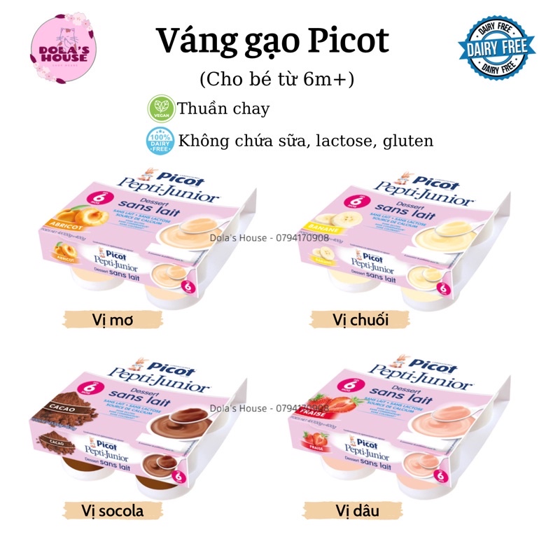 VÁNG GẠO PICOT - KHÔNG CHỨA SỮA VÀ LACTOSE