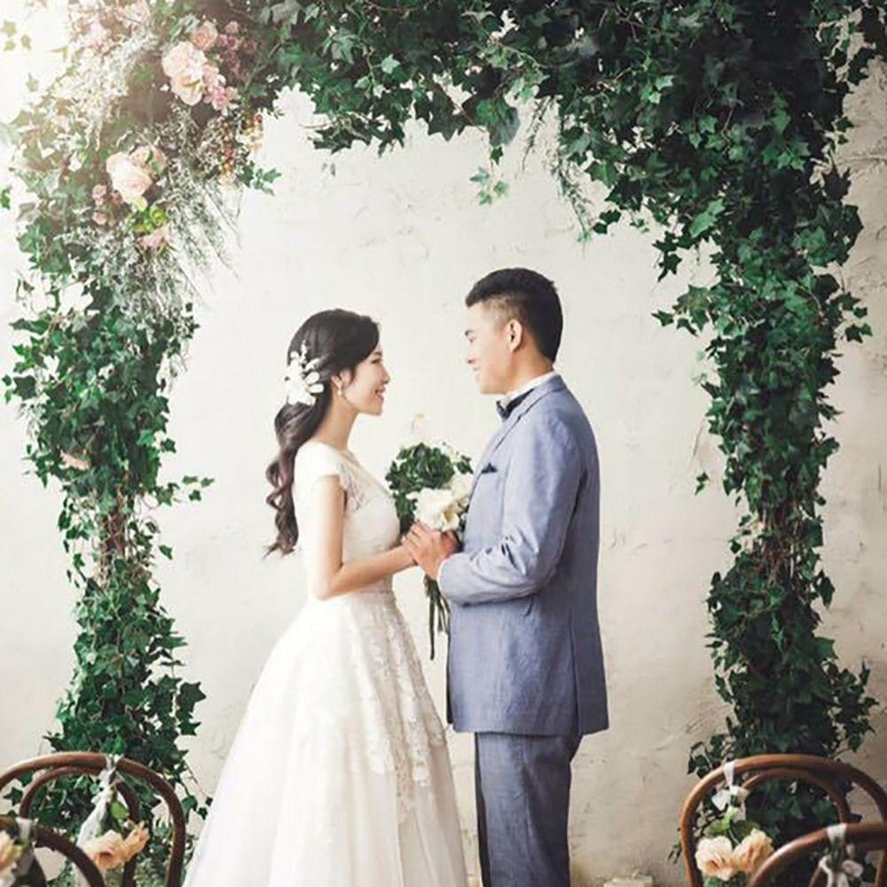 GOGOUP Vòng Hoa Thường Xuân Giả Trang Trí Tiệc Cưới / Chụp Ảnh