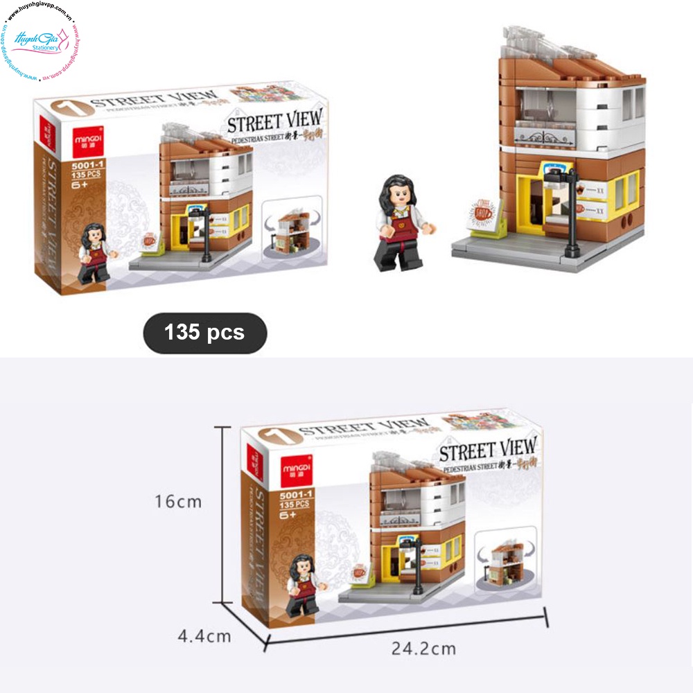 Đồ chơi lắp ráp mô hình cửa hàng kinh doanh