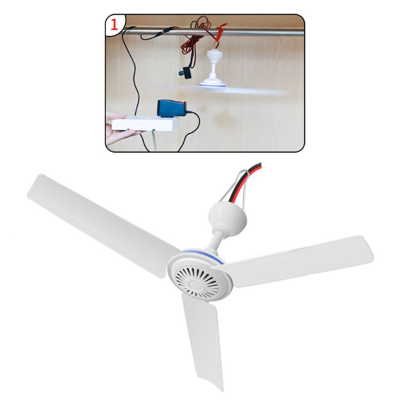 Quạt Cắm Trại Di Động Kèm Điều Khiển Từ Xa 180 Độ Tiện Dụng°Đầu Cắm USB Xoay Linh Hoạt Yên Tĩnh