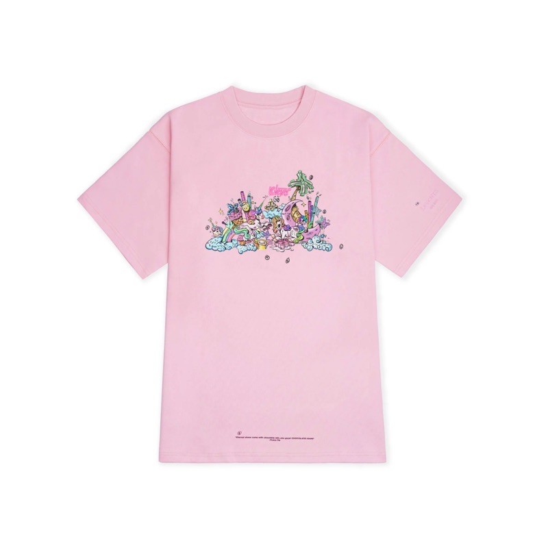 + Áo LEVENTS LVS UNICORN TEE / PINK (Vải Fabric)