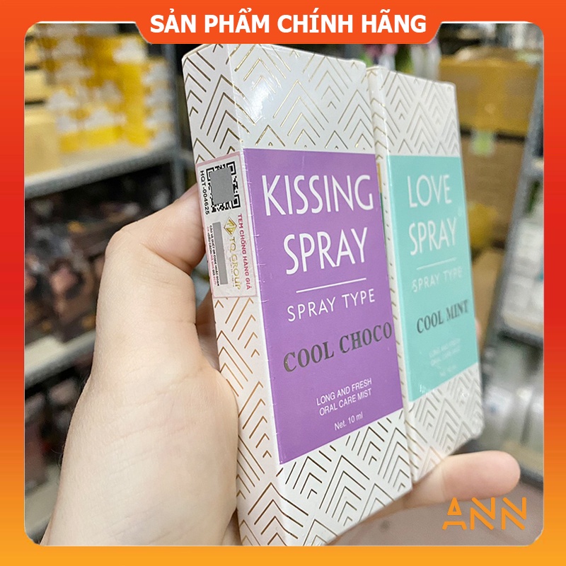 [Chính hãng] Xịt thơm miệng Kissing Spray Love Spray Cool Mint  Qlady - Mỹ phẩm TQ-Group