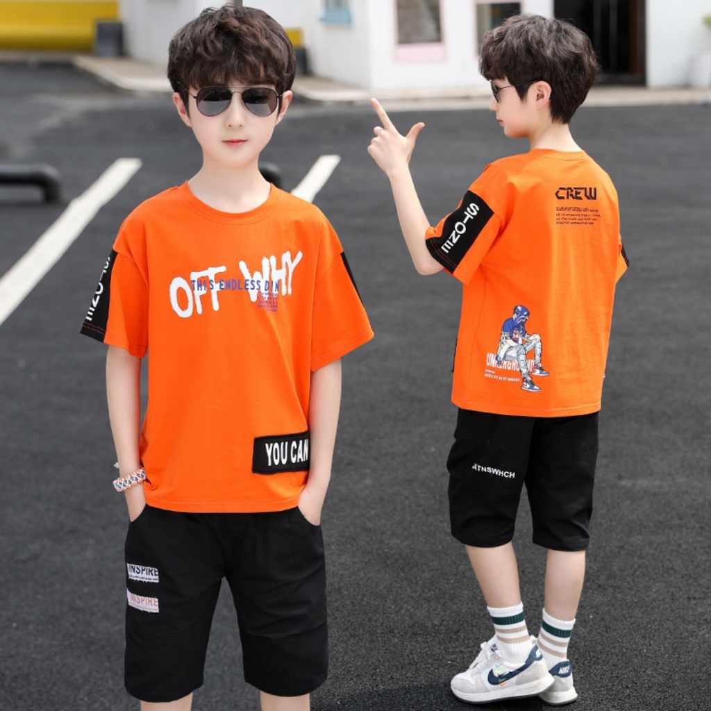 Set bộ quần áo dành cho bé trai mùa hè 18-45kg . Chất liệu đẹp, hàng may kỹ.