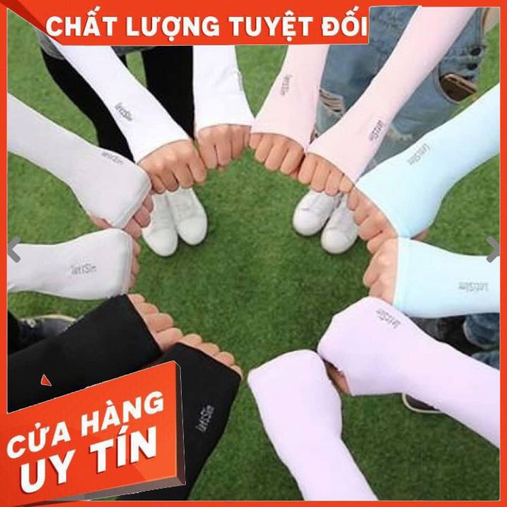 Găng tay chống nắng xỏ ngón Let'slim 🌸 [ FREE SHIP ]🌸bao tay chống nắng dạng ống dành cho nam nữ