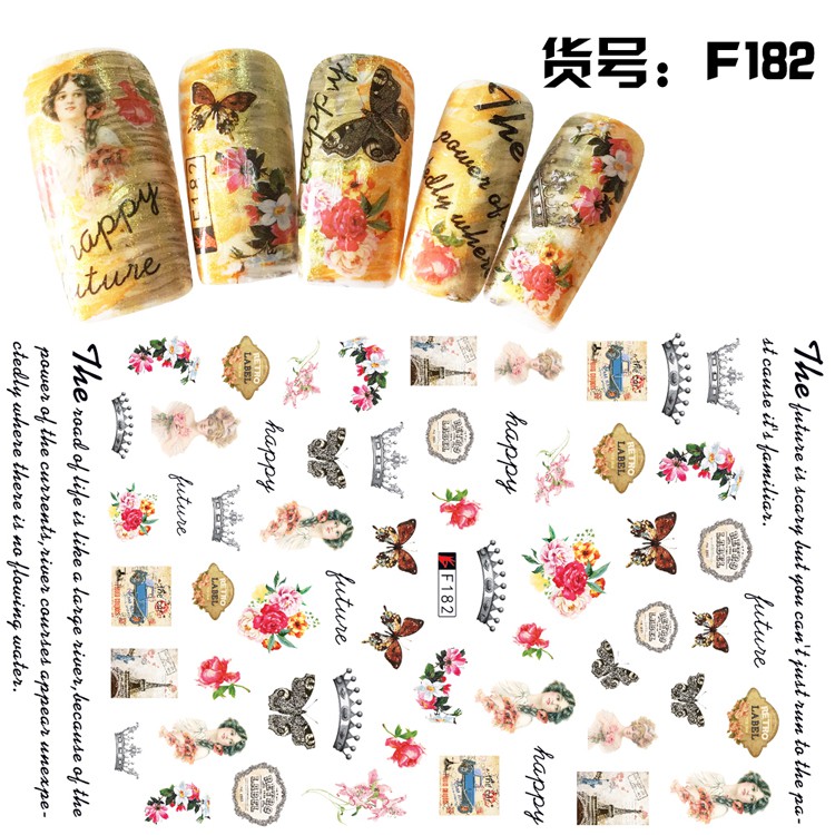 Sticker Mẫu buffterfly 2019