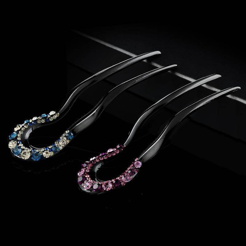 1 trâm cài tóc chữ U siêu xinh lấp lánh