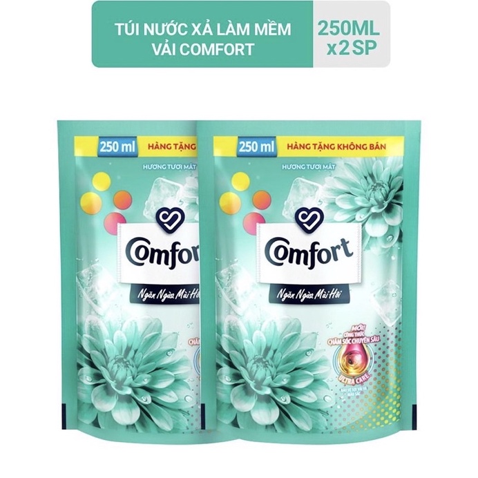 Combo 2 Túi nước xả làm mềm vải Comfort Hương tươi mát mới