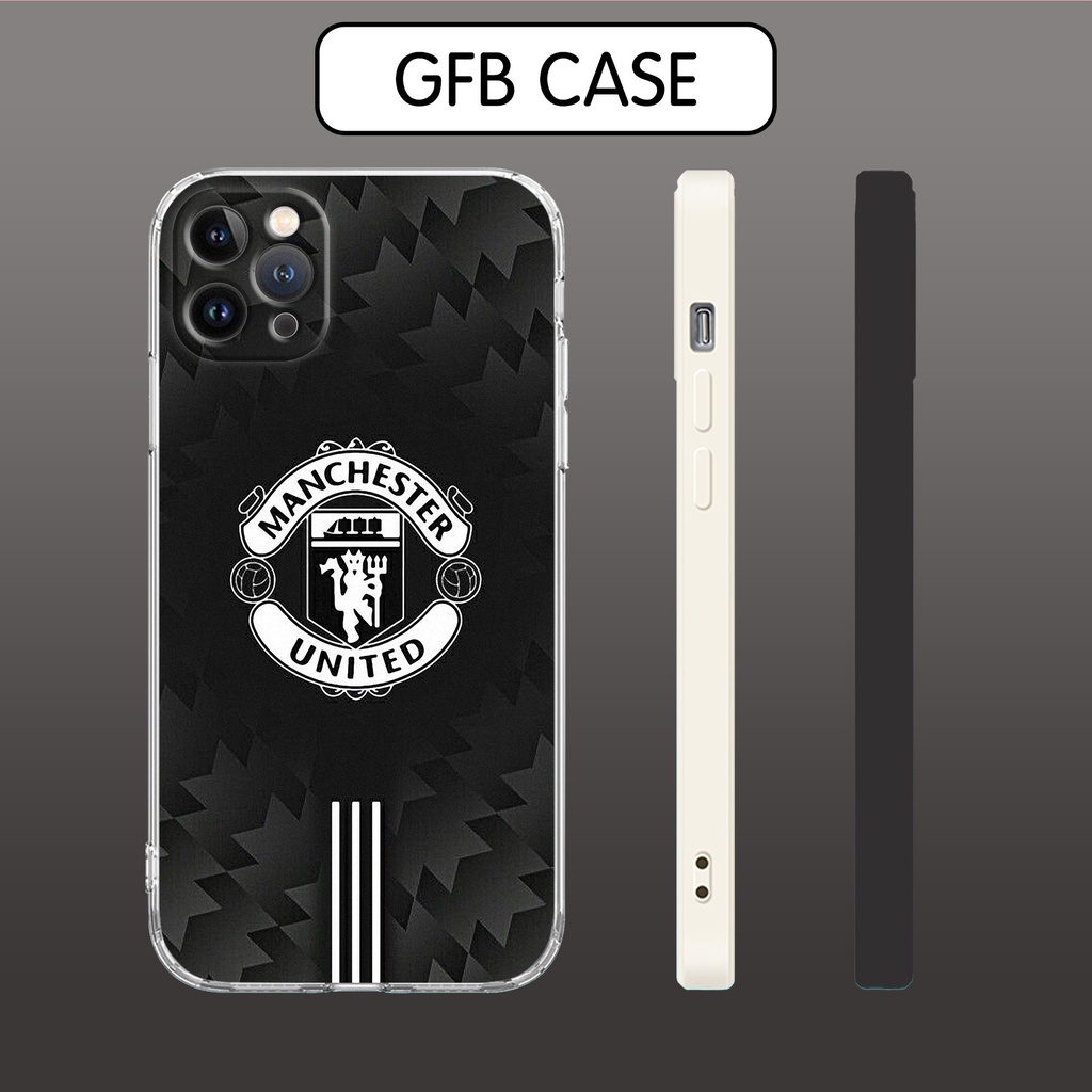 Ốp lưng logo manchester united black background pro 13 11 12 promax 7 8 plus xs X Xr  FOO20222534