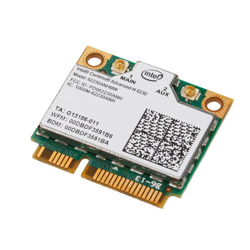 Thẻ PCI-E Intel 6230 62230ANHMW 300 mini không dây băng tần kép WiFi BT