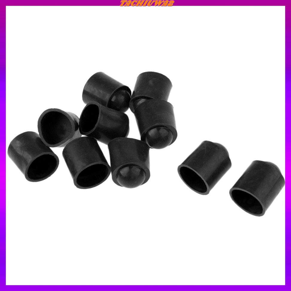 Set 10 Vỏ Bọc Đầu Cơ Bida Bằng Cao Su Màu Đỏ Tachiuwa2