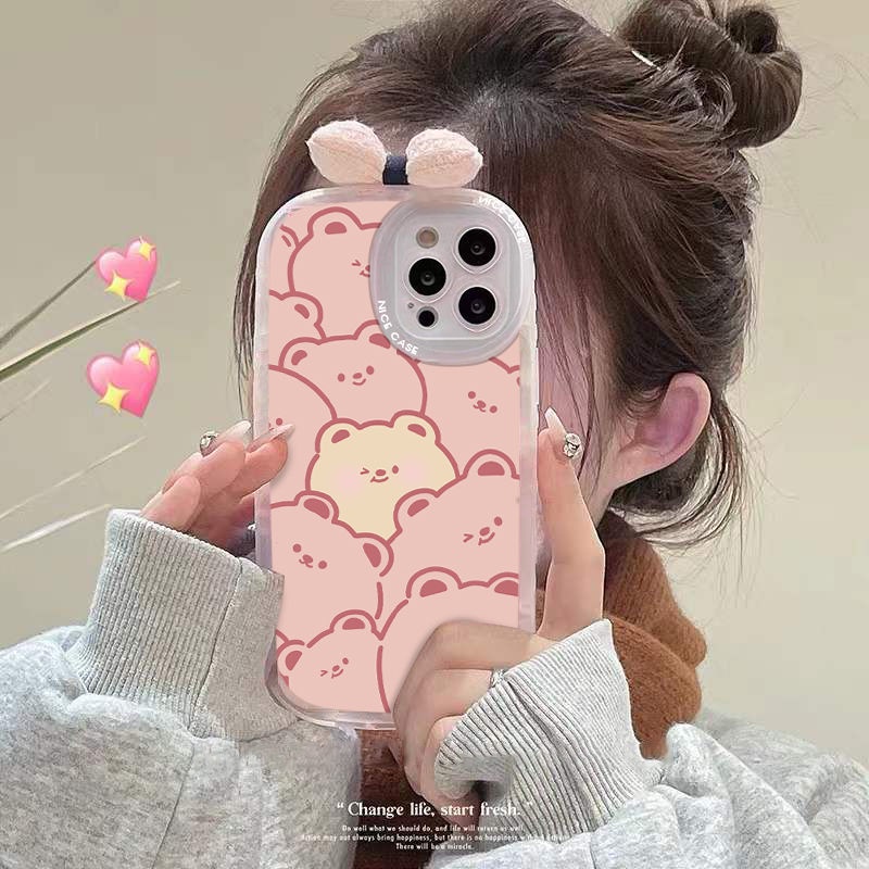 Ốp Điện Thoại Hình Cô Gái Xinh Xắn Cho iPhone 12 13promax 7P/6/8 11