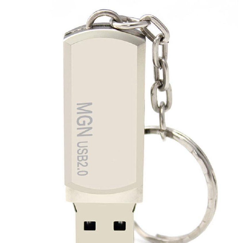 USB MGN 2.0 - Móc Khóa USB 2.0 4GB Nhỏ Gọn, Vỏ Kim Loại Chống Sốc, Chống Nước 7624