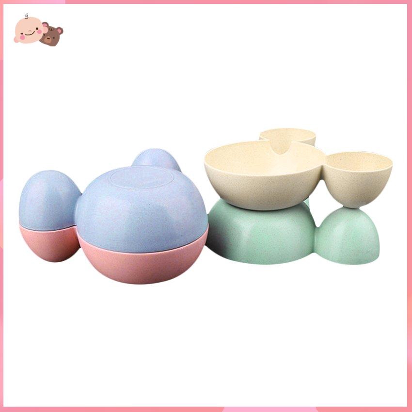 Dĩa ăn làm bằng nhựa dẻothiết kế chia ngăn tiện dụng