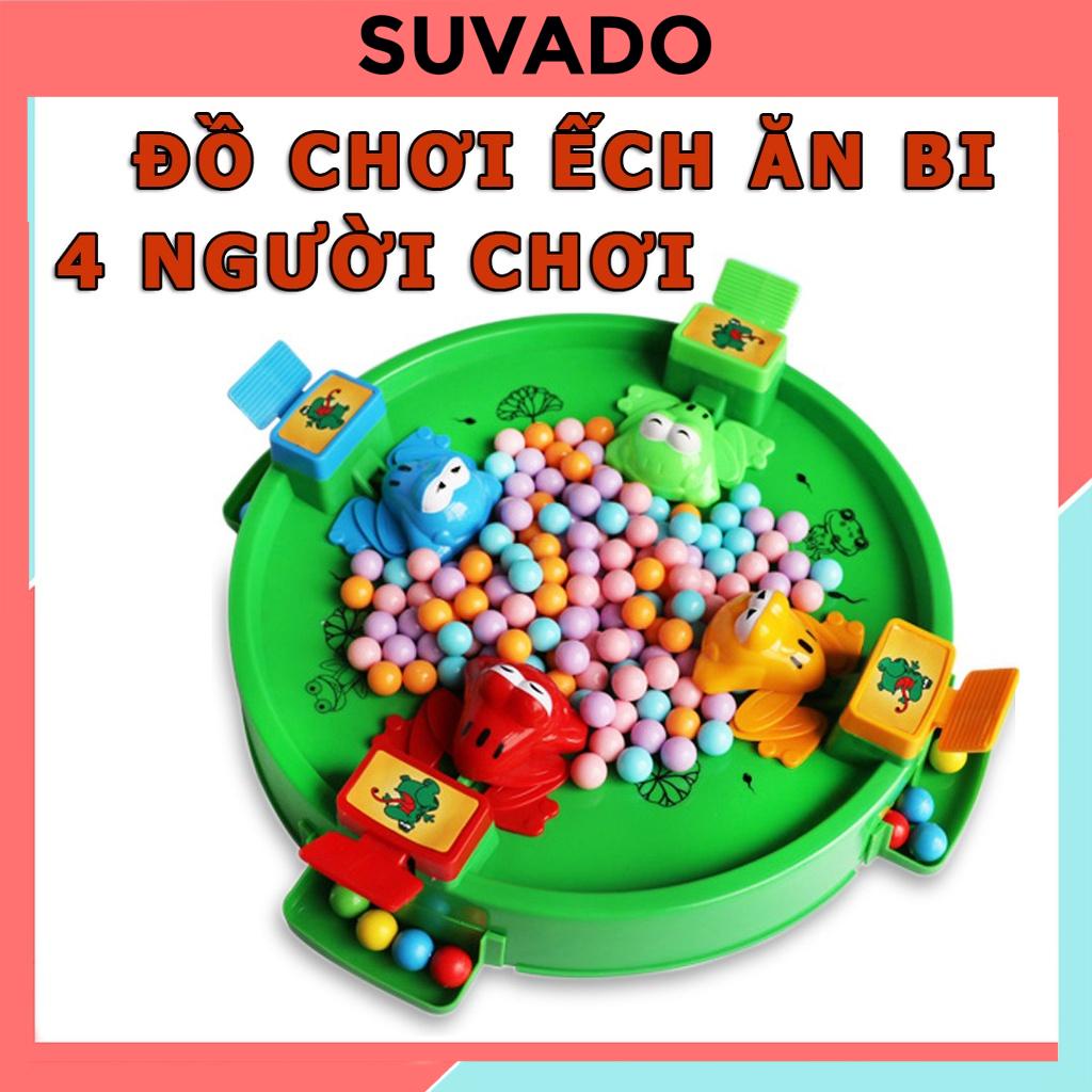 Bộ đồ chơi ếch ăn Bi kẹo cho cả gia đình 4 người chơi - Đồ chơi trẻ em 3 4 5 6 tuổi E311 SUVADO