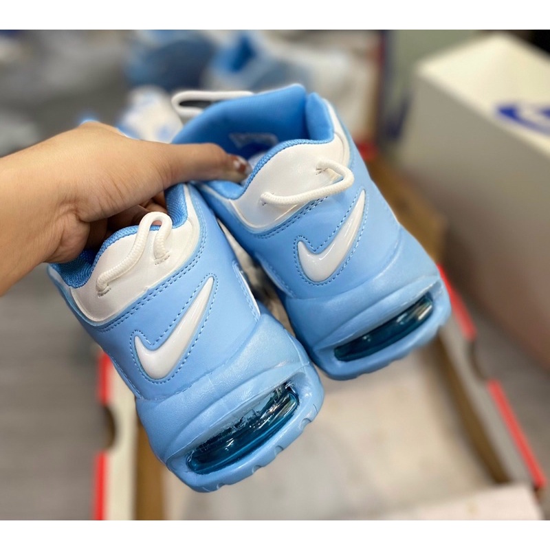 GIÀY AIR UPTEMO BLUE WHITE LAI AU SC  ]