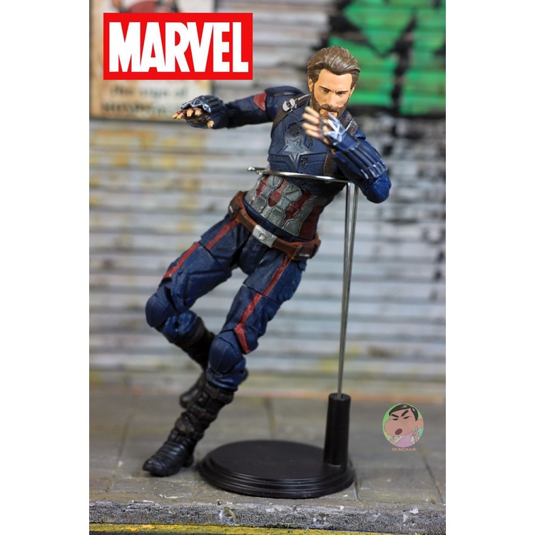 Mô Hình Nhân Vật Captain America Thiết Kế Sống Động