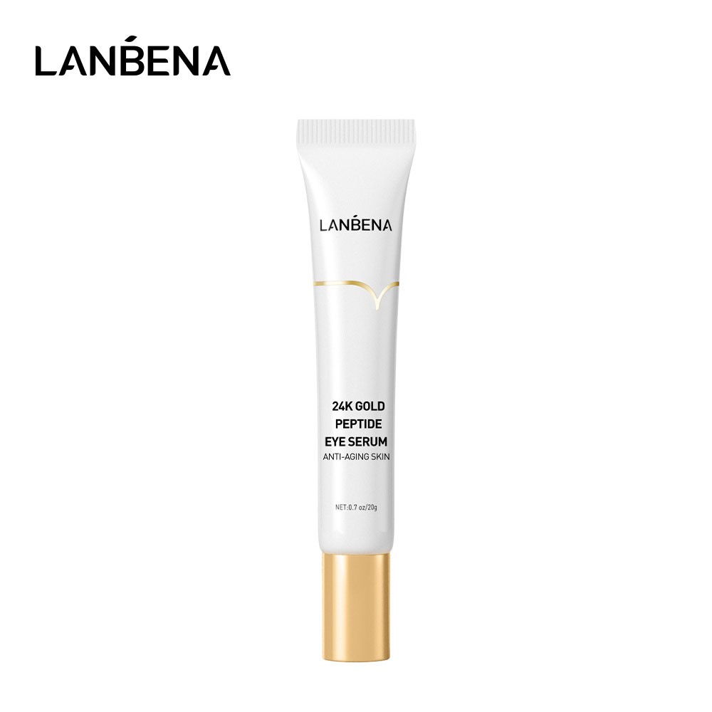 (Hàng Mới Về) Kem Dưỡng Da Mắt Lanbena Vàng 24k Loại Bỏ Quầng Thâm Làm Sáng Và Săn Chắc Da 20g