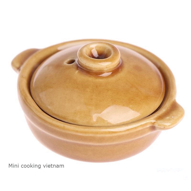 Mô Hình Nồi Gốm Sứ Mini / Mini cooking vietnam