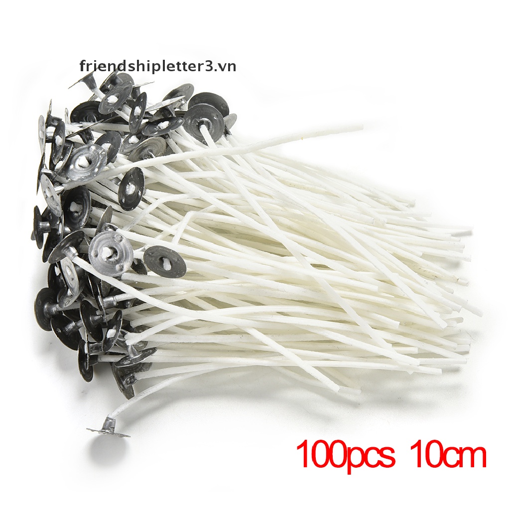 Set 100 Dây Tim Cotton 8 / 10 / 12 / 15 / 20Cm Làm Nến
