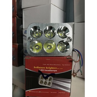 Pha LED 6 bóng siêu sáng gắn dream,wave