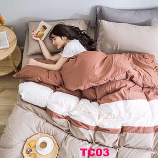 Bộ Chăn hè Cotton Tici cao cấp Bộ Chăn ga gối Hè bộ 4 món full 9 màu hàng đẹp Loại 1 thoáng mát mùa hè